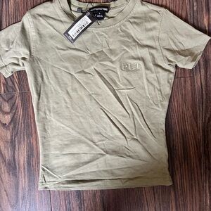 PrettyLittleThing Olive Green Short Sleeve Tee